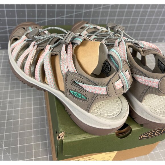 Keen Women’s Whisper Casual Sandals Sz. 6 US Taupe/Coral New - Picture 7 of 9